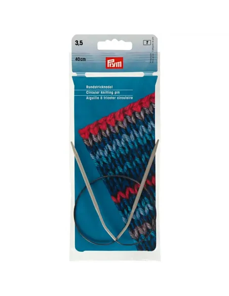 Aiguilles circulaires Prym 40 cm Ø 3,5 mm | Zephyr Tissus