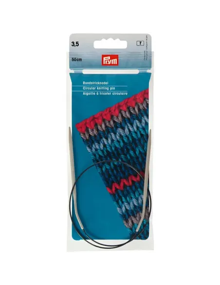 Aiguilles circulaires Prym 50 cm Ø 3,5 mm | Zephyr Tissus