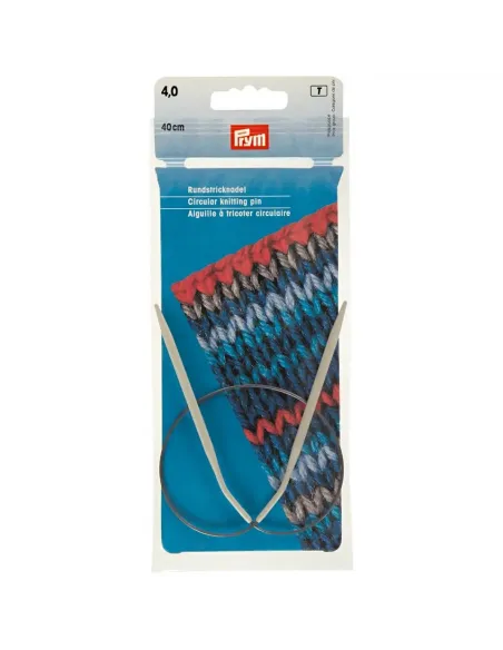 Aiguilles à tricoter circulaires Prym Ø 4 mm | Zephyr Tissus