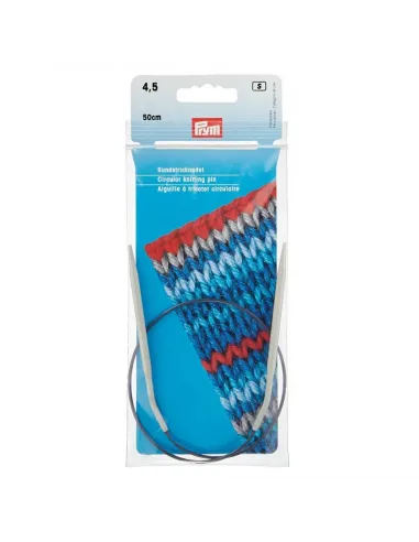 Aiguilles circulaires Prym 50 cm Ø 4,5 mm | Zephyr Tissus