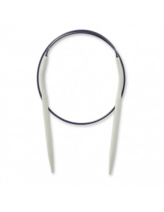 Aiguilles à tricoter circulaires, aluminium, 50cm, Ø 4,5mm, gris 2