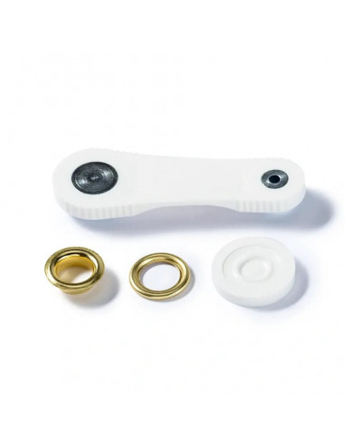 Œillets et rondelles, 11,0mm, doré