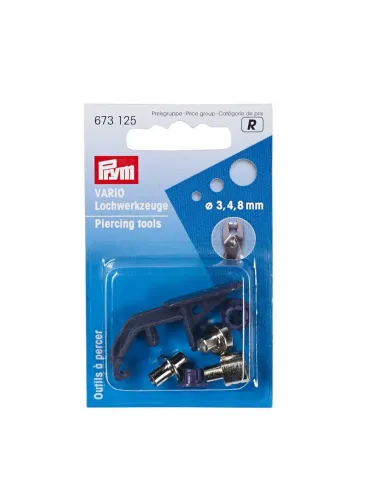 Outils à percer Prym VARIO Ø 3, 4 et 8 mm | Zephyr Tissus