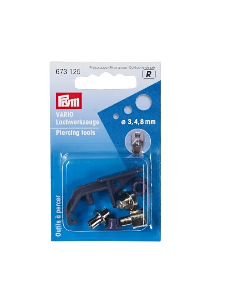 Outils à percer Prym VARIO Ø 3, 4 et 8 mm | Zephyr Tissus