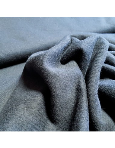 Tissu, Sweat Uni, Bleu Marine, Laize 160 cm, 70% Coton 30% Polyester