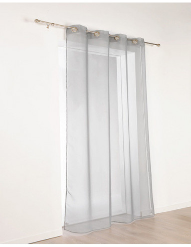 Voilage au mètre, voile plein jour blanc