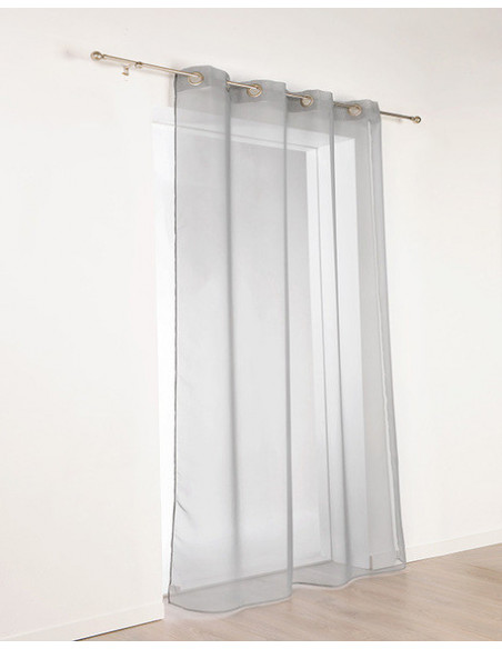 Voilage au mètre, voile plein jour blanc