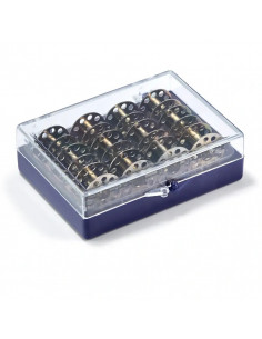 Boîte de rangement pour canettes avec 12 bobines métalliques CB 2