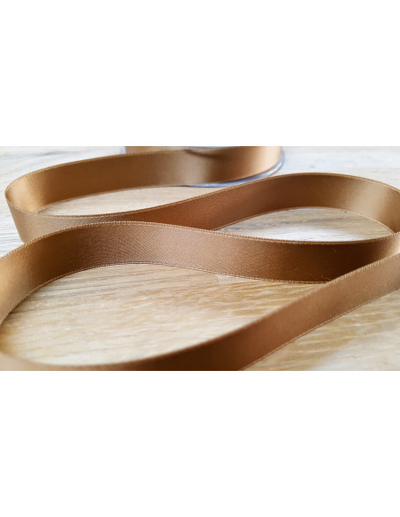 Ruban satin, 16mm, sable