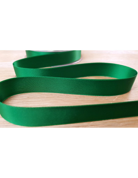 Ruban satin, 16mm, vert gazon