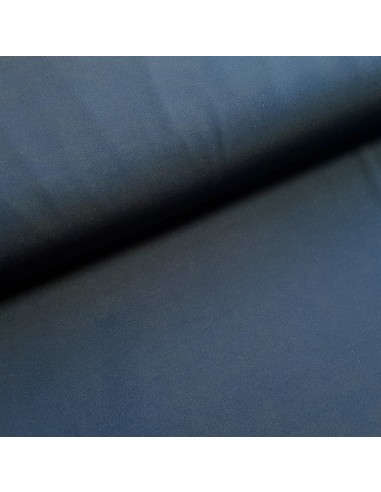 Tissu, Jersey Lycra Uni, Bleu Marine, Laize 150 cm, Polyester Spandex