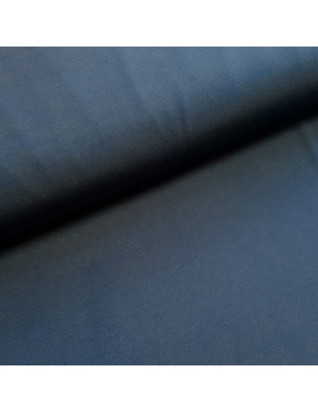 Tissu, Jersey Lycra Uni, Bleu Marine, Laize 150 cm, Polyester Spandex