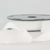 Ruban sergé coton, 11mm, blanc