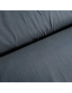 Tissu, Toile Unie, Marine, Laize 150 cm, 100% Polyester