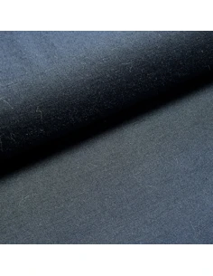 Tissu, Jersey de Coton Uni, Bleu Marine, Laize 130 cm, Coton Stretch Oeko-Tex
