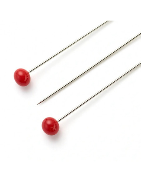 Épingles tête de verre, « super fine »
