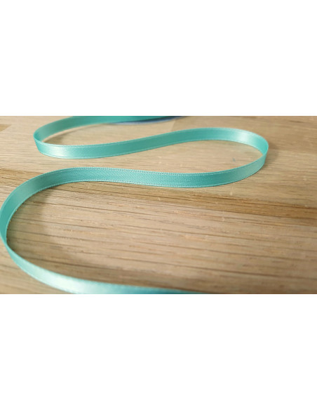 Ruban satin, 6mm, vert menthe