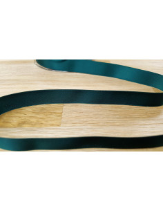 Ruban satin, 16mm, vert billard