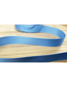 Ruban satin, 16mm, bleu ciel