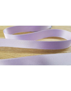 Ruban satin, 16mm, lavande