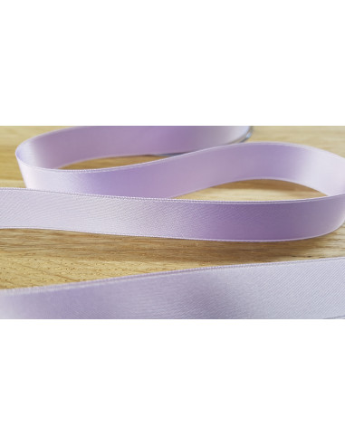 Ruban satin, 16mm, lavande