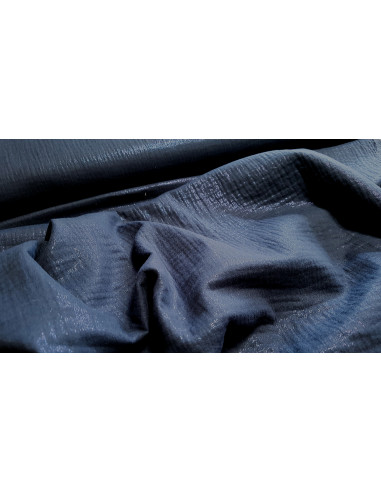 Double gaze pailletée marine