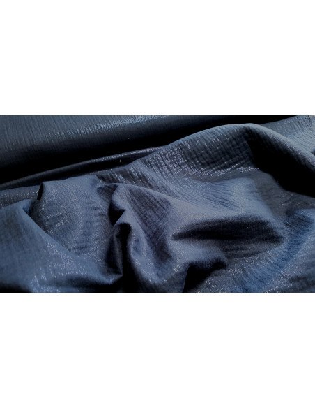 Double gaze pailletée marine