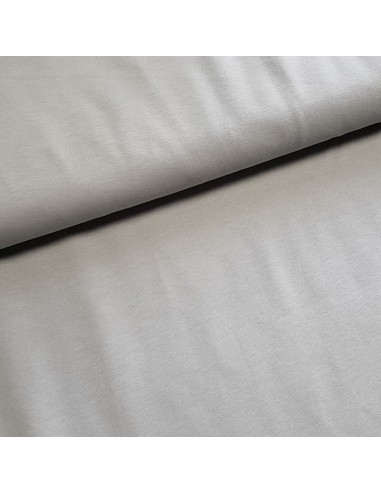 Tissu, Jersey de Coton Uni, Gris Froid, Laize 150 cm, Coton Bio Stretch Oeko-Tex