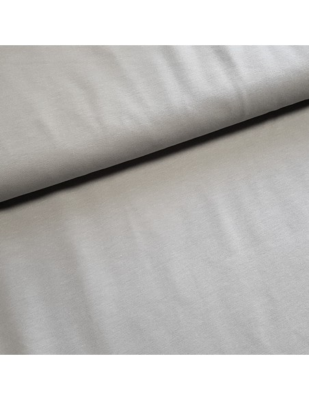Tissu, Jersey de Coton Uni, Gris Froid, Laize 150 cm, Coton Bio Stretch Oeko-Tex