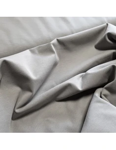 Tissu, Jersey de Coton Uni, Gris Froid, Laize 150 cm, Coton Bio Stretch Oeko-Tex 2