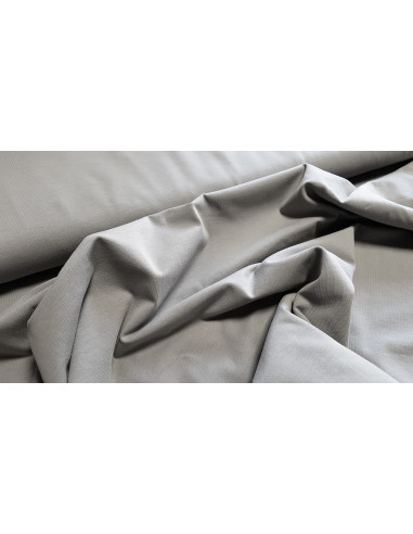 Jersey de coton uni, BIO, gris froid