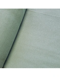 Tissu, Bord-côte tubulaire, Vert clair, Laize 27 cm, Coton/Élasthanne