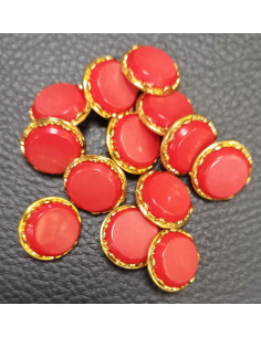Bouton à queue, Ø15mm, rouge 2