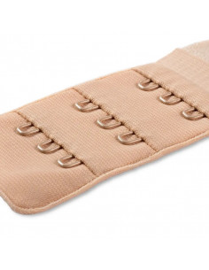 Rallonge attache de soutien-gorge, crochet 3x3, 40mm, couleur chair 2