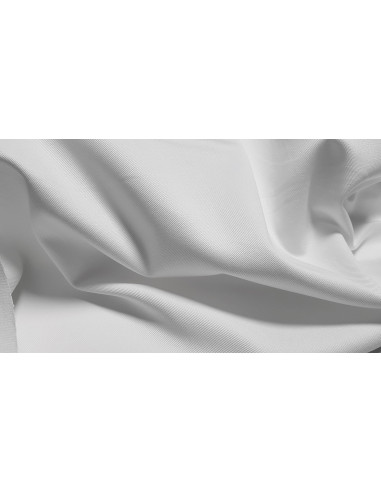 Sergé de coton épais, blanc