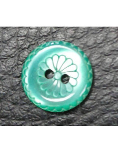 Bouton 2 trous, Ø6mm, vert