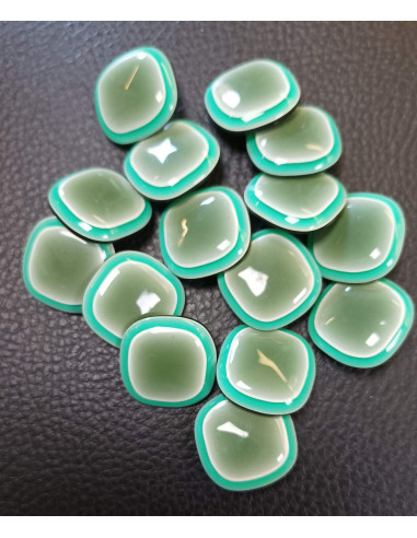 Bouton à queue, Ø21mm, vert