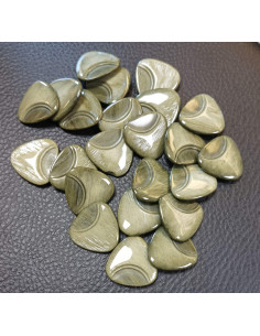 Bouton tunnel, Ø21mm, vert 2