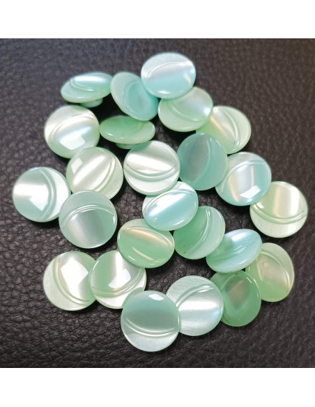 Bouton à queue, Ø13mm, vert