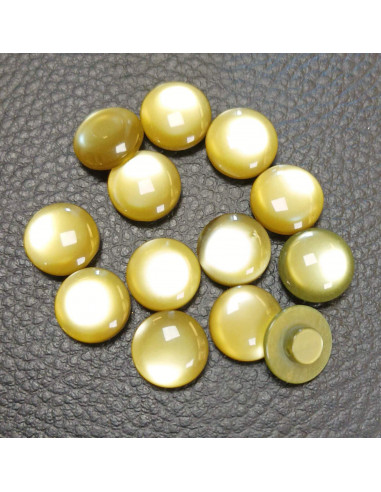 Bouton à queue, Ø11mm, vert