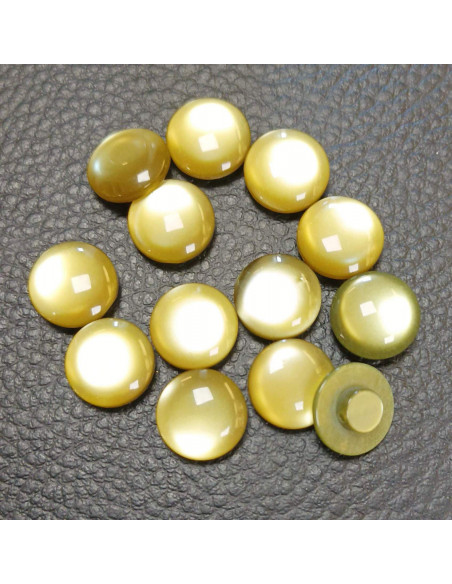 Bouton à queue, Ø11mm, vert