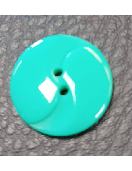 Bouton 2 trous, Ø18mm, vert