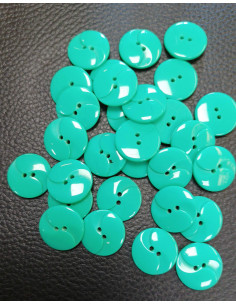 Bouton 2 trous, Ø18mm, vert 2