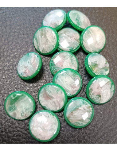 Bouton à queue, Ø13mm, vert