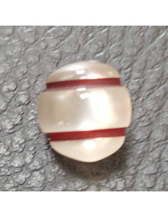 Bouton à queue, Ø12mm, blanc