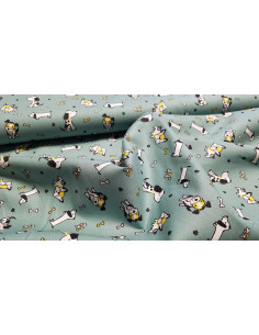 Popeline coton chiens 2