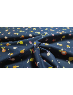 Popeline coton fruits 2