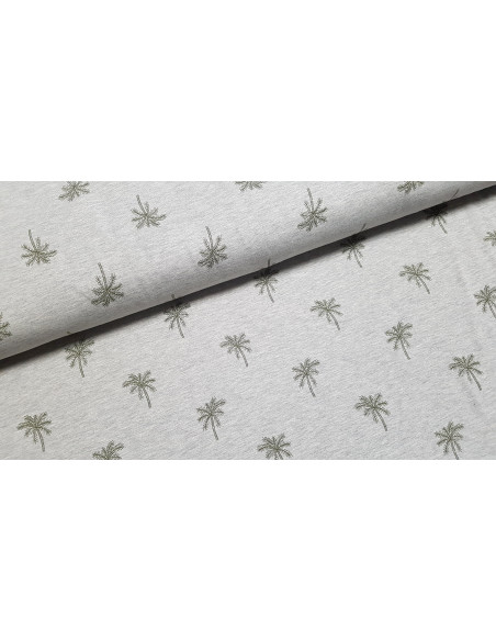 Jersey coton palmiers