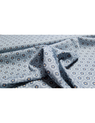 Popeline coton fleurs