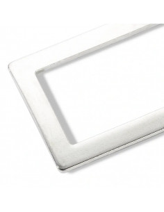 Boucles rectangulaires pour sacs, 25mm, argent vieilli 2